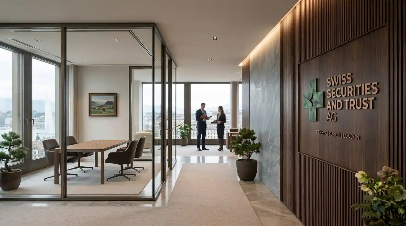 Swiss Securities and Trust client meeting space
